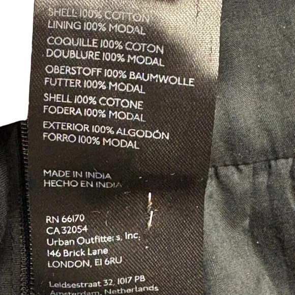 Anthropologie Maeve Eyelet Faux Wrap Midi Dress Size 10 Black Self Tie Belt - Picture 13 of 14